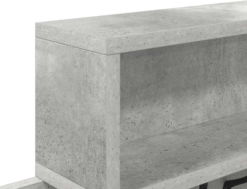 Prikabinamas paltas Sieninis Betono pilka 100 x 12 x 43,5 cm