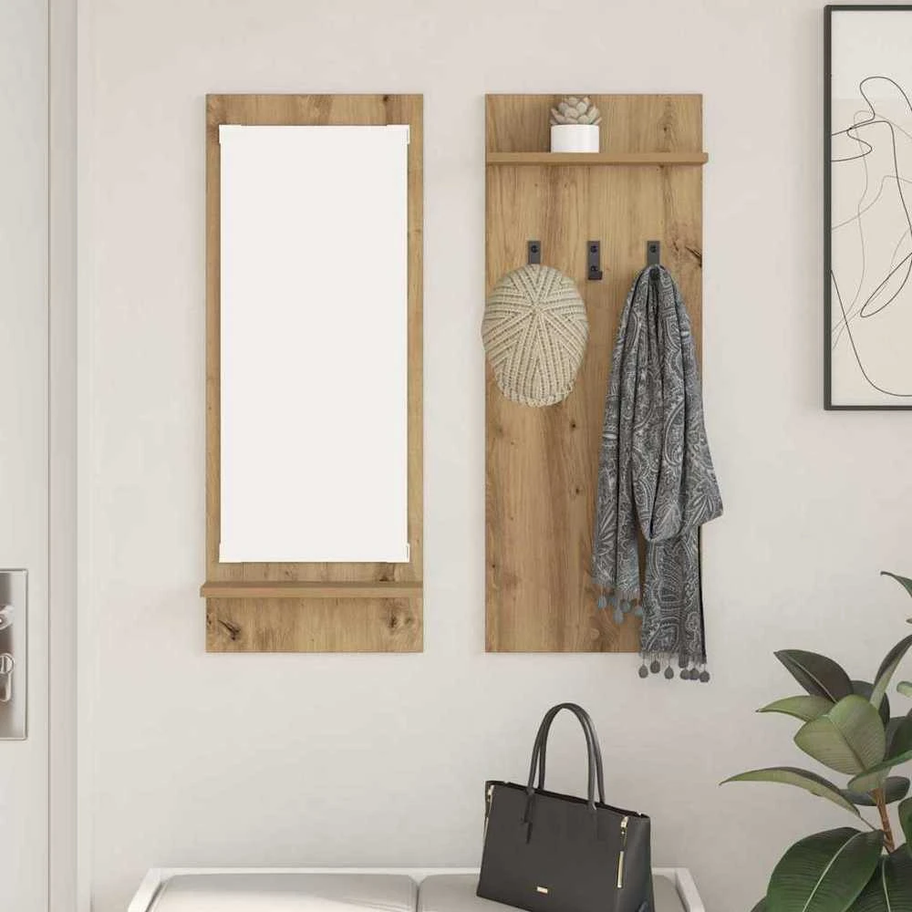 Prikabinamas paltas Sieninis Amatininkų ąžuolas 70 x 10 x 90 cm