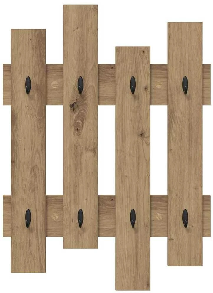 Prikabinamas paltas Sieninis Amatininkų ąžuolas 60 x 3 x 82 cm