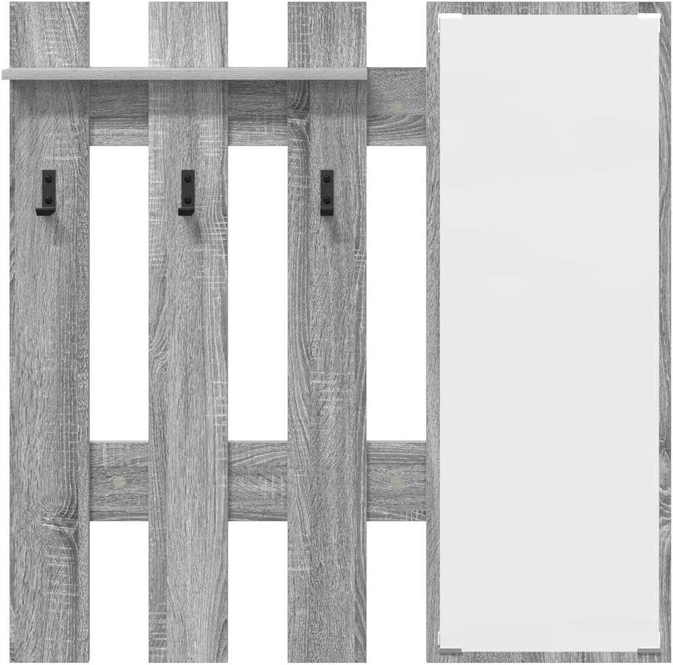 Prikabinamas paltas Sieninis Pilkas Sonoma 100 x 10 x 100 cm