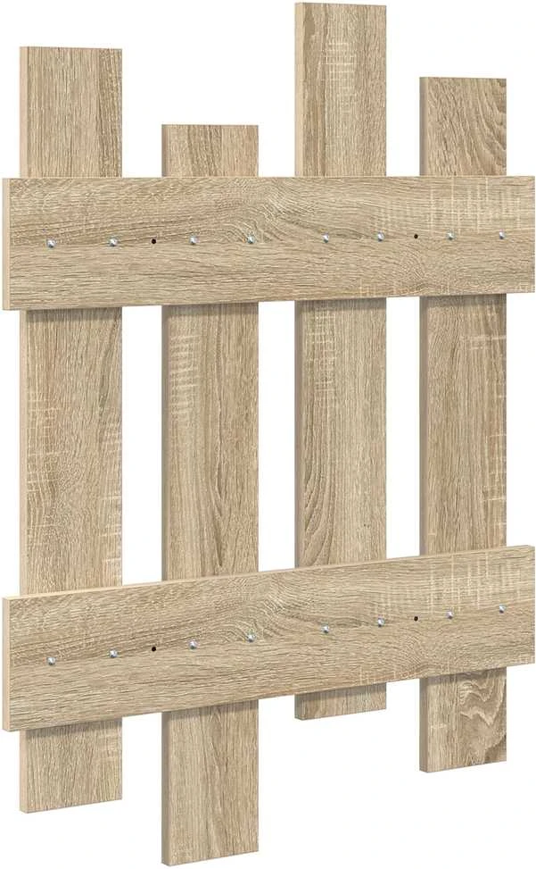 Prikabinamas paltas Sieninis Sonoma ąžuolas 60 x 3 x 82 cm