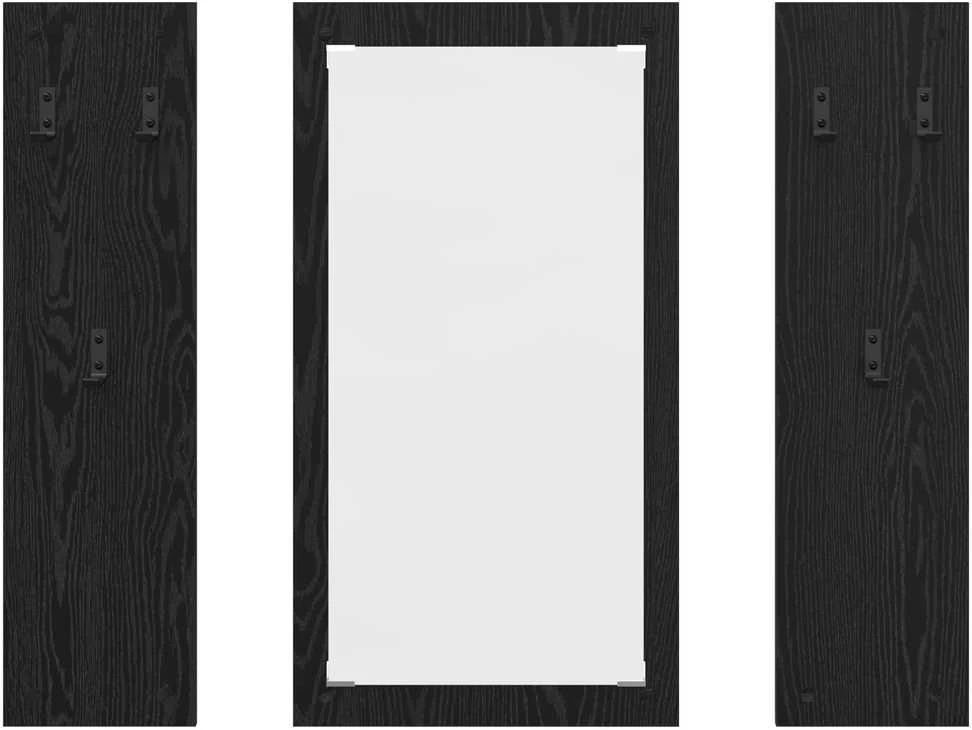 Prikabinamas paltas Sieninis Juodas ąžuolas 96 x 1,5 x 90 cm
