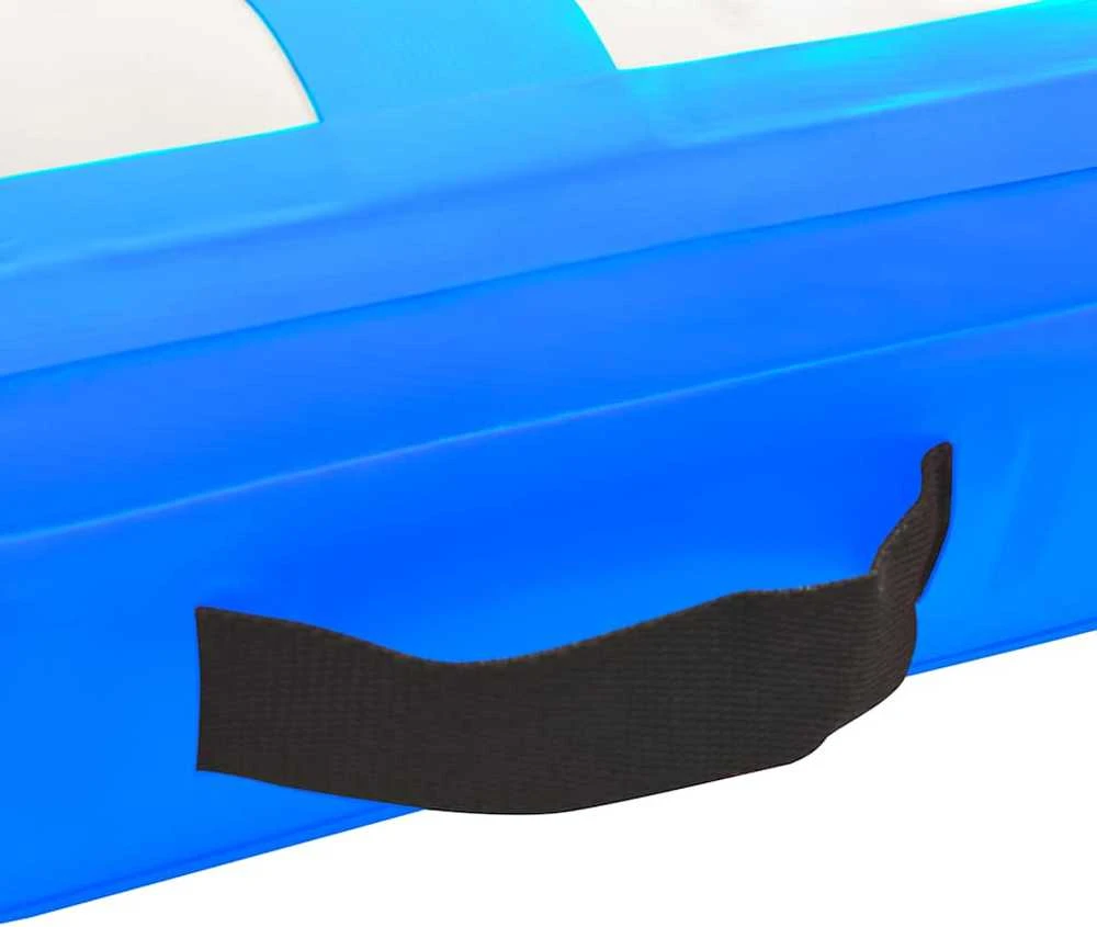 Pripučiamas gimnastikos kilimėlis, mėlynas, 400x100x15cm, PVC
