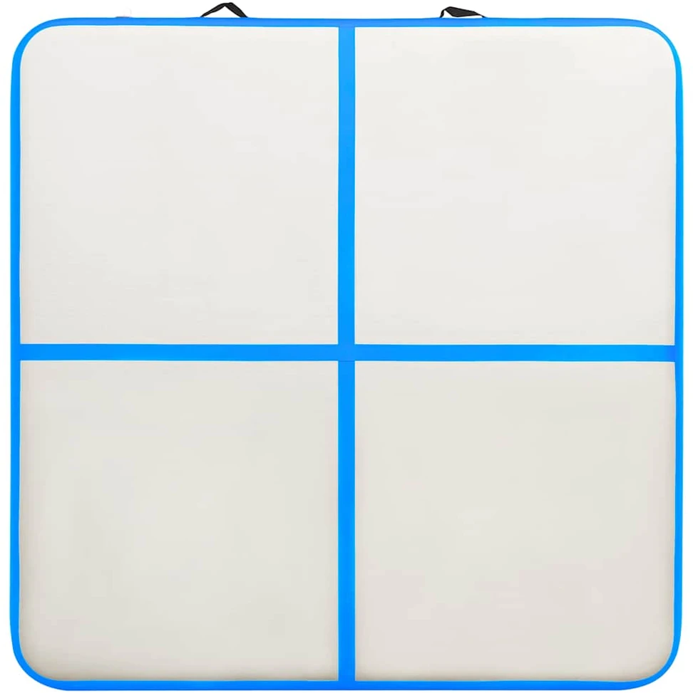 Pripučiamas gimnastikos kilimėlis, mėlynas, 200x200x15cm, PVC