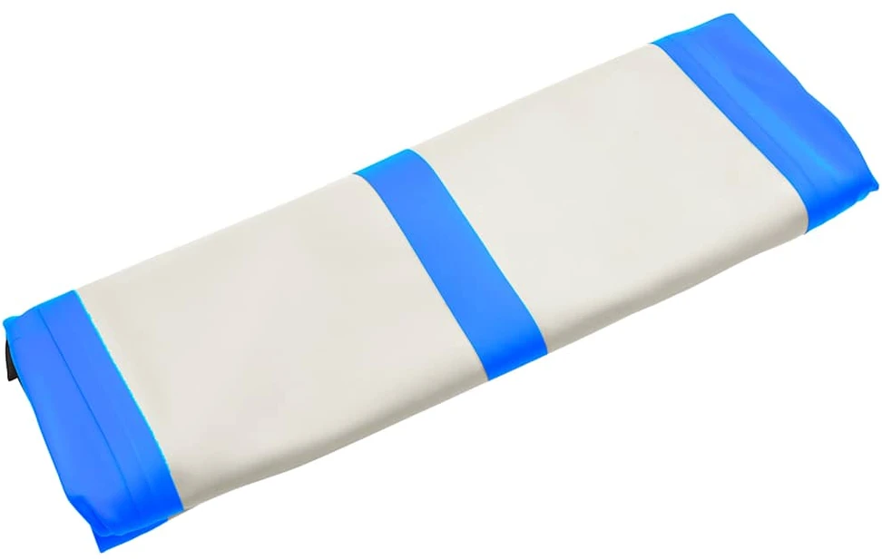 Pripučiamas gimnastikos kilimėlis, mėlynas, 400x100x15cm, PVC