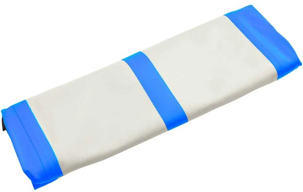 Pripučiamas gimnastikos kilimėlis, mėlynas, 400x100x15cm, PVC
