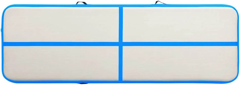 Pripučiamas gimnastikos kilimėlis, mėlynas, 400x100x15cm, PVC