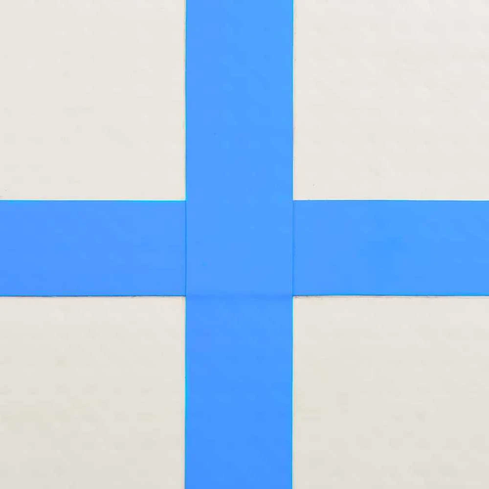 Pripučiamas gimnastikos kilimėlis, mėlynas, 400x100x15cm, PVC