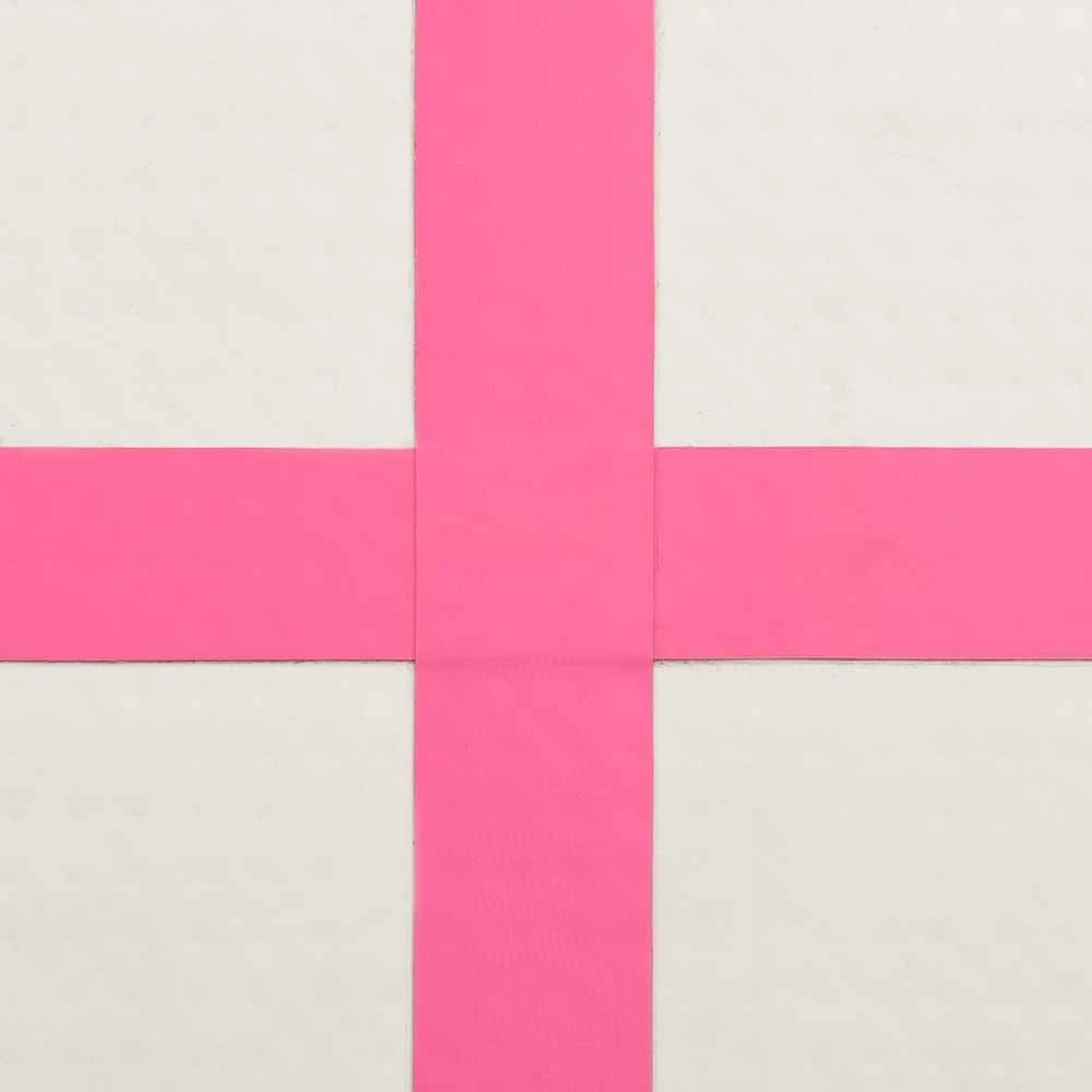 Pripučiamas gimnastikos kilimėlis, rožinis, 200x200x10cm, PVC