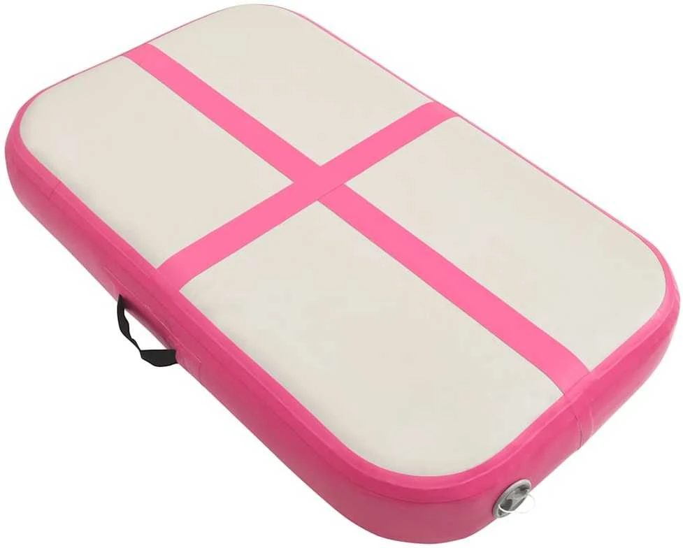 Pripučiamas gimnastikos kilimėlis, rožinis, 60x100x20cm, PVC
