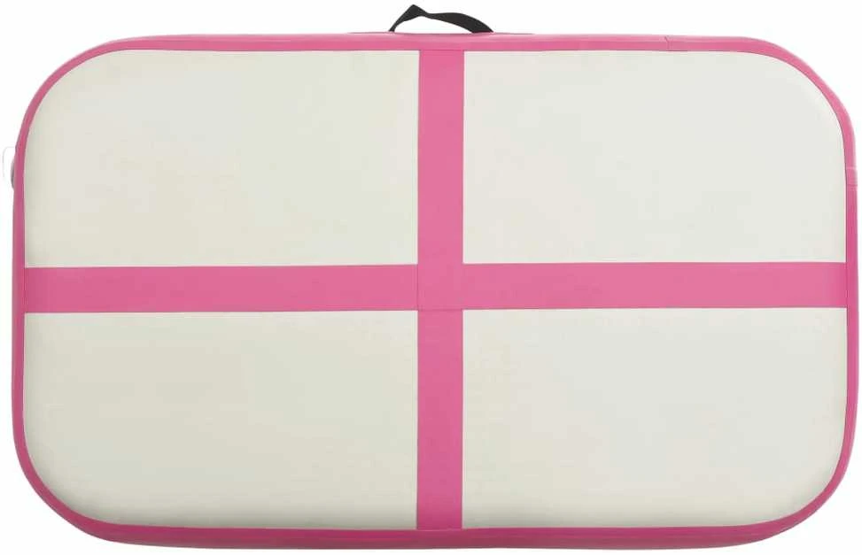 Pripučiamas gimnastikos kilimėlis, rožinis, 60x100x20cm, PVC
