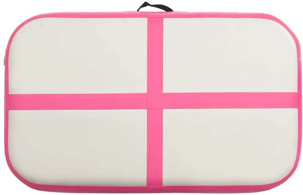 Pripučiamas gimnastikos kilimėlis, rožinis, 60x100x20cm, PVC