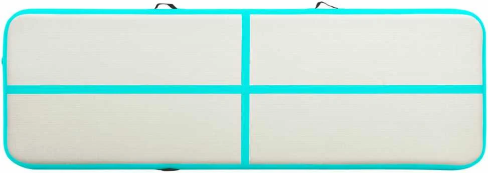 Pripučiamas gimnastikos kilimėlis, žalias, 300x100x20cm, PVC