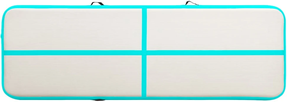 Pripučiamas gimnastikos kilimėlis, žalias, 300x100x20cm, PVC