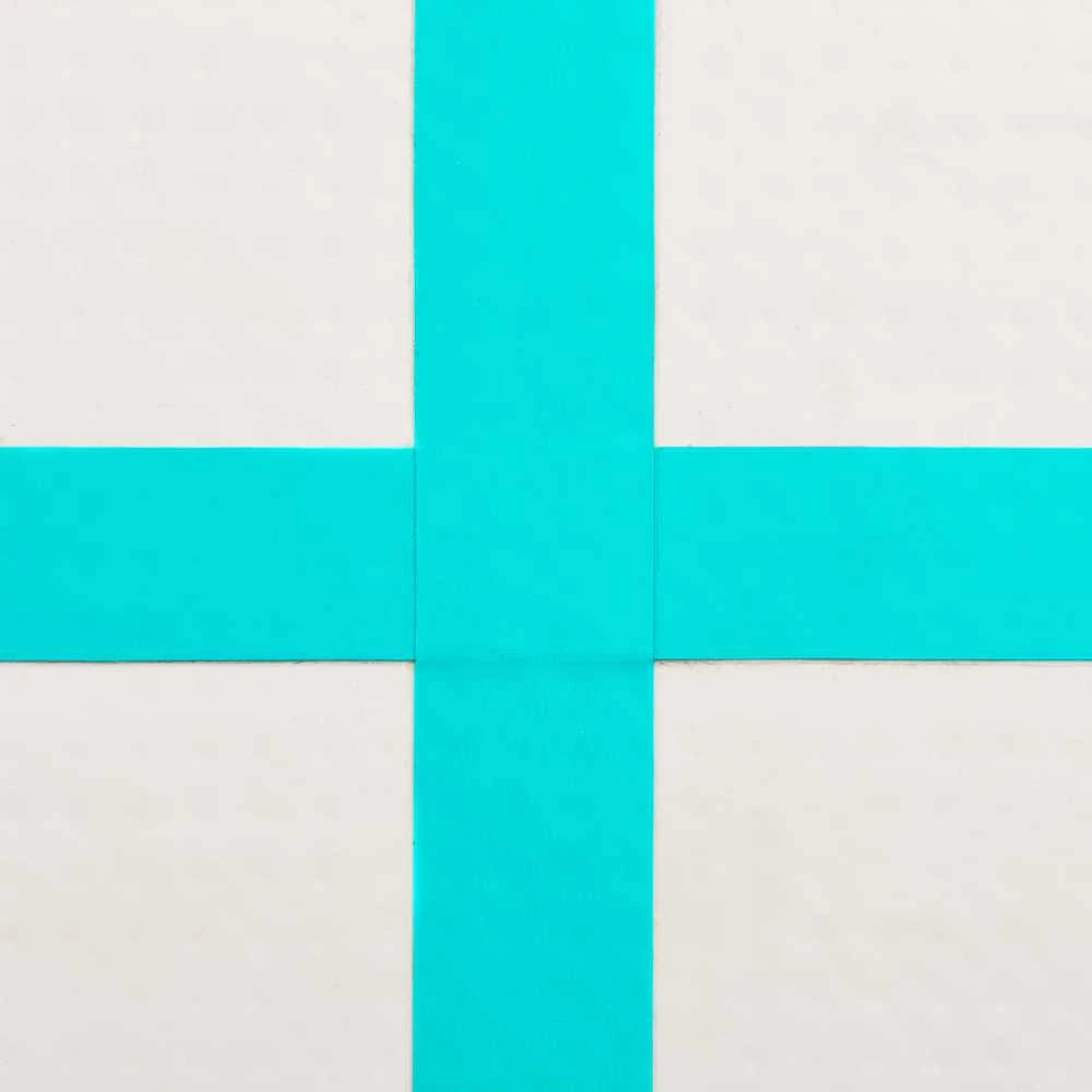 Pripučiamas gimnastikos kilimėlis, žalias, 300x100x20cm, PVC