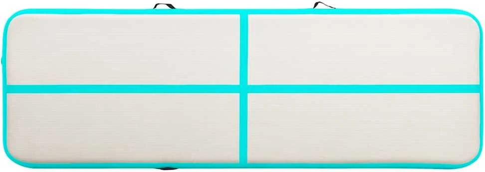 Pripučiamas gimnastikos kilimėlis, žalias, 300x100x20cm, PVC