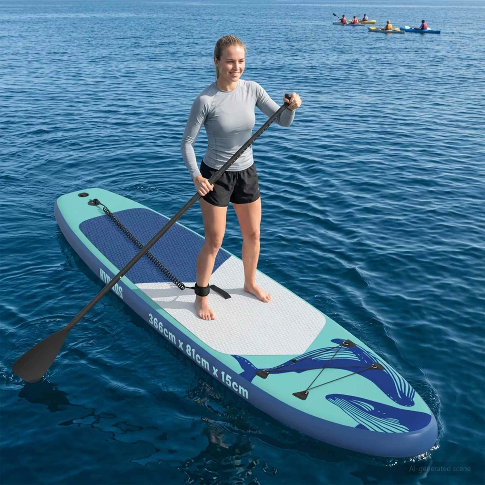 Pripučiamas Stand Up Paddle Board HYDROS 366 x 81 x 15 cm