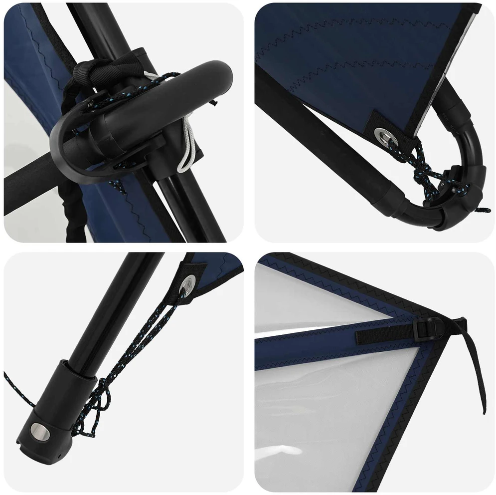 Pripučiamas SUP lenta su burės APEX 330 x 76 x 15 cm Mėlyna