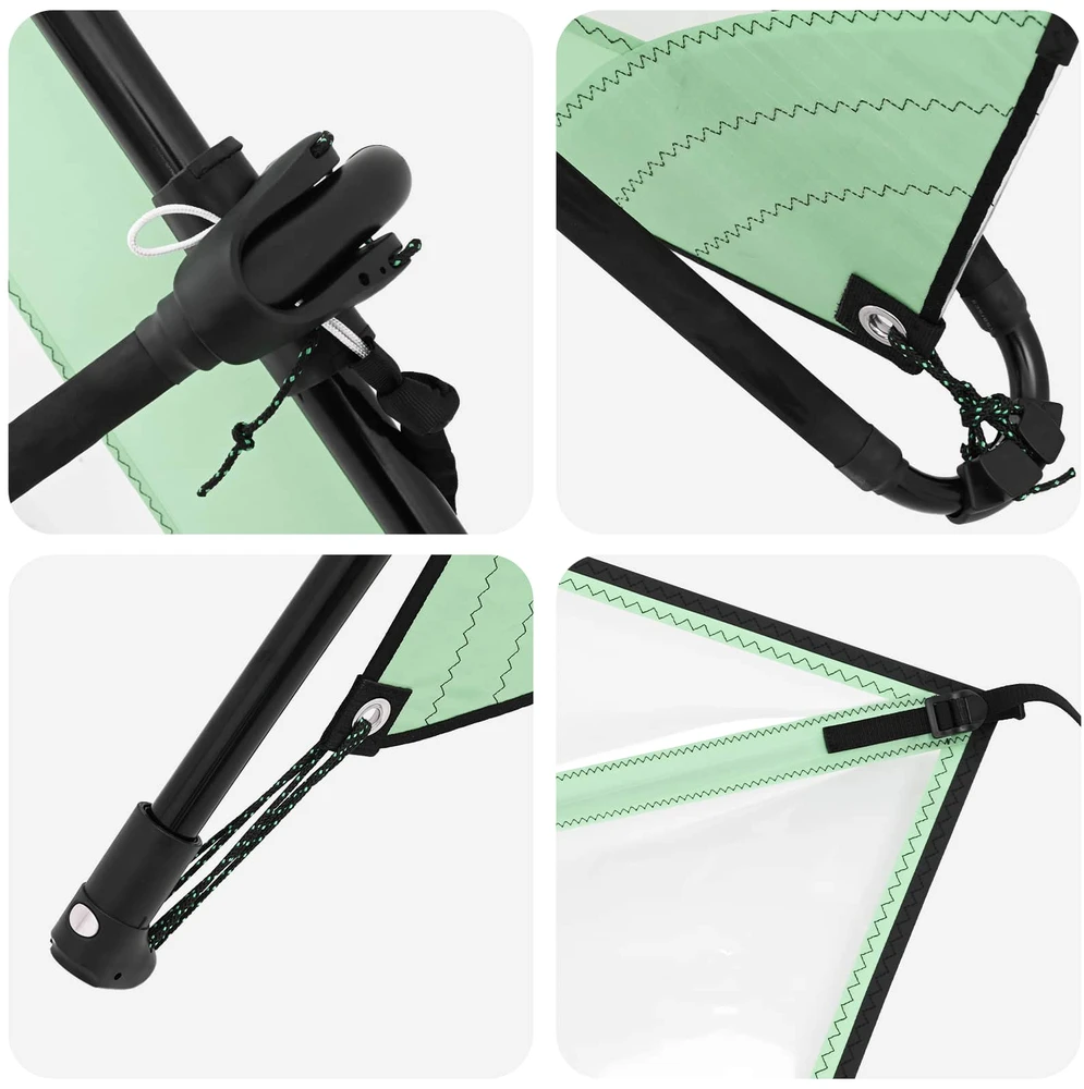 Pripučiamas SUP lenta su burės POSEIDON 330 x 76 x 15 cm Žalia