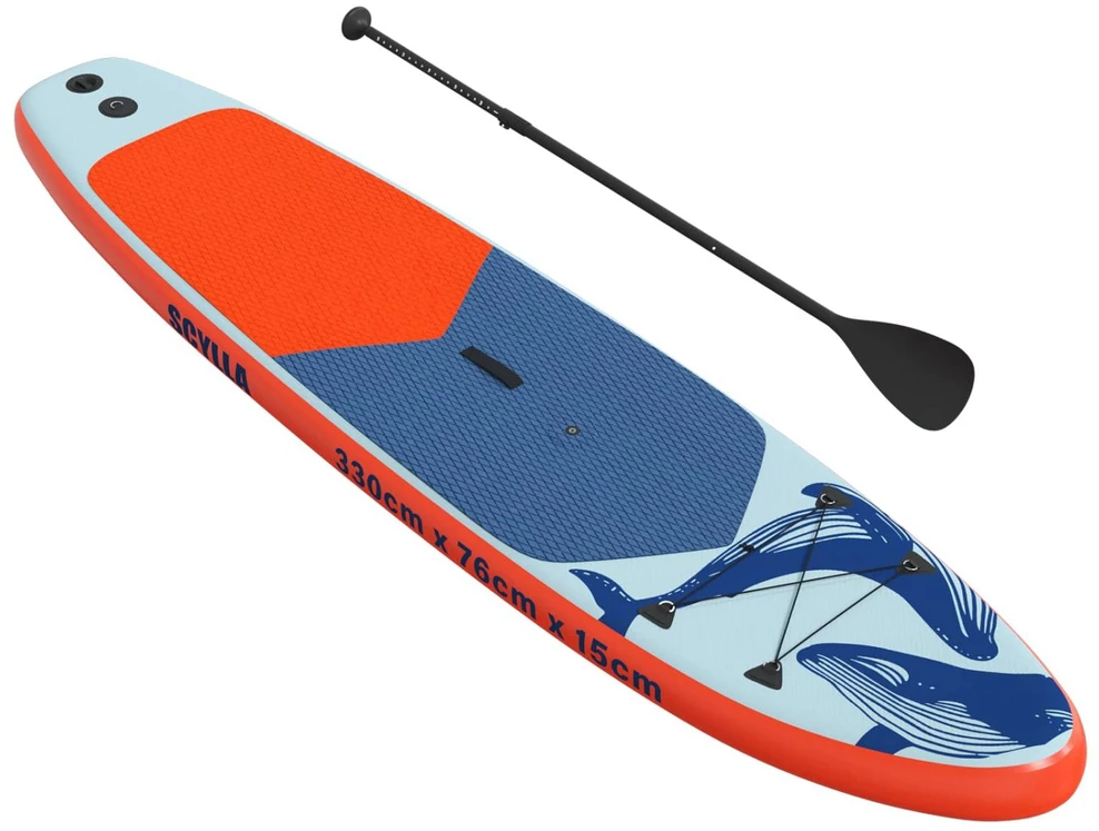 Pripučiamas SUP lenta su burės SCYLLA 330 x 76 x 15 cm Mėlyna