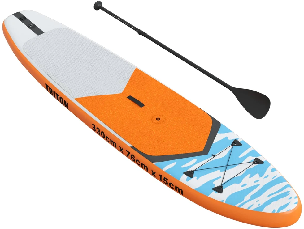 Pripučiamas SUP lenta su burės TRITON 330 x 76 x 15 cm Mėlyna