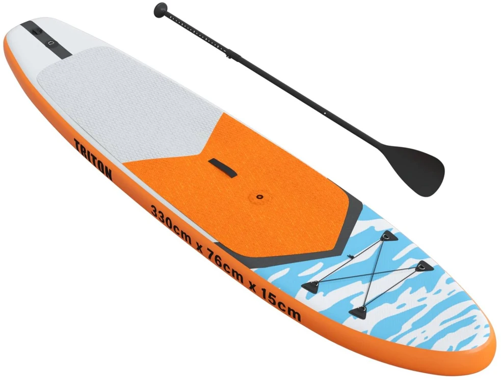 Pripučiamas SUP lenta su burės TRITON 330 x 76 x 15 cm Mėlyna
