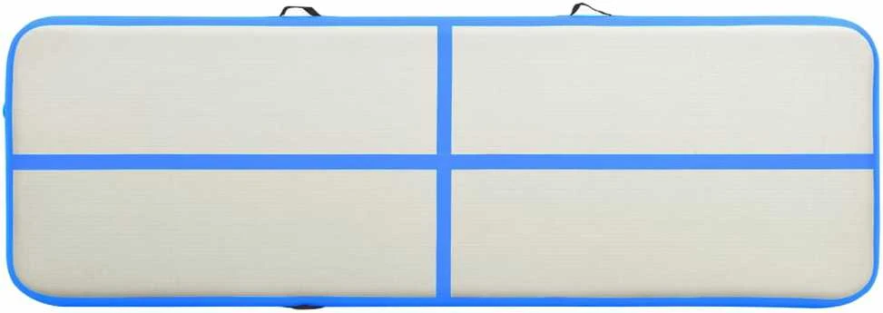 Pripučiamas gimnastikos kilimėlis, mėlynas, 400x100x15cm, PVC