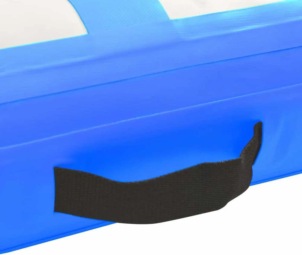 Pripučiamas gimnastikos kilimėlis, mėlynas, 400x100x15cm, PVC