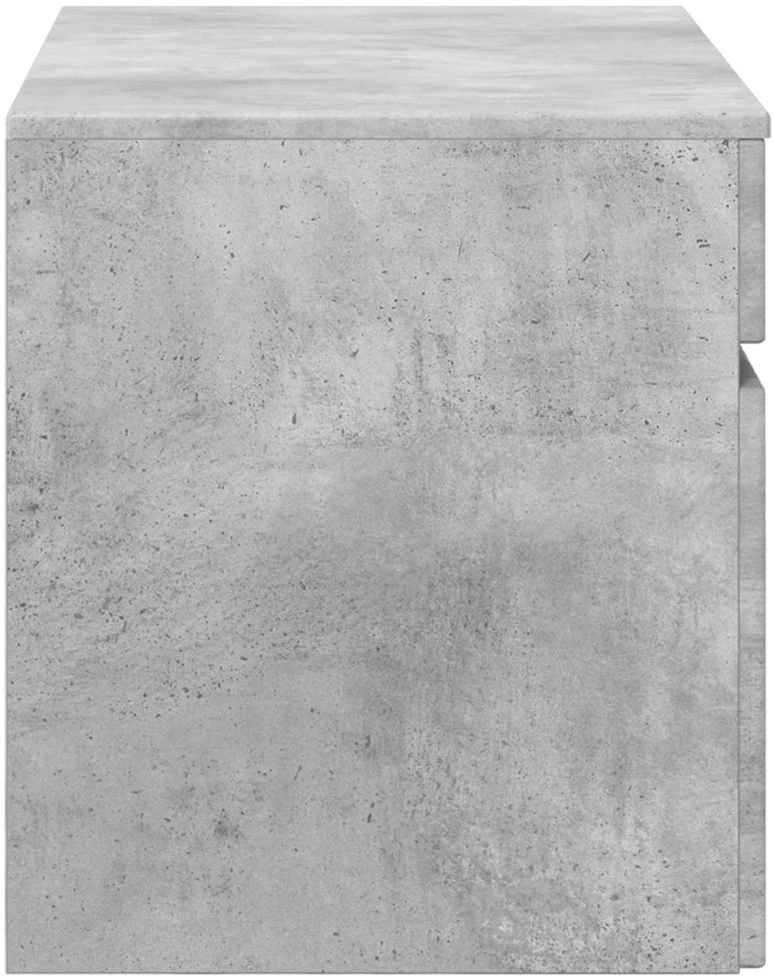 Prisegamas Vonios Spintelė Betono pilka 59 x 44,5 x 50 cm