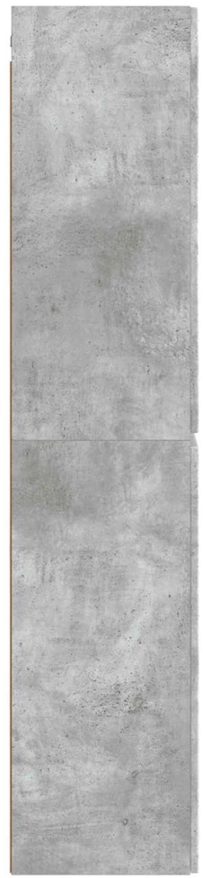 Prisegamas Vonios Spintelė Betono pilka 33 x 34,5 x 160 cm