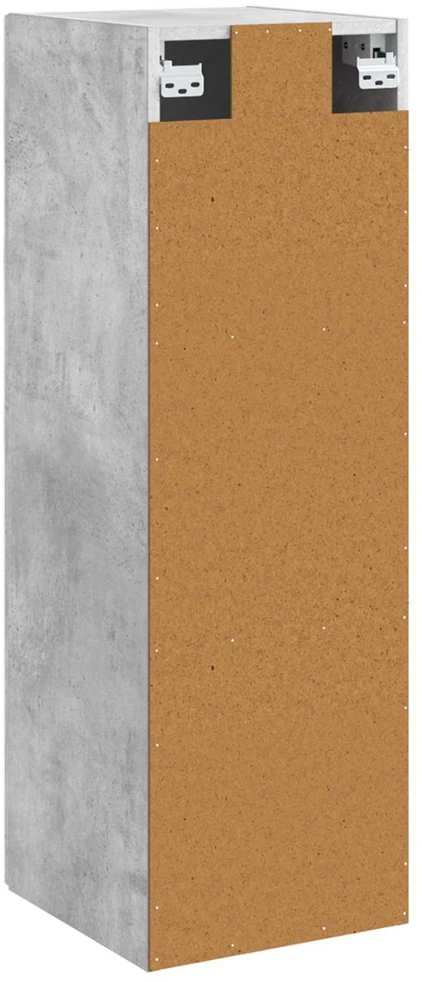 Prisegamas Vonios Spintelė Betono pilka 33 x 34,5 x 60 cm