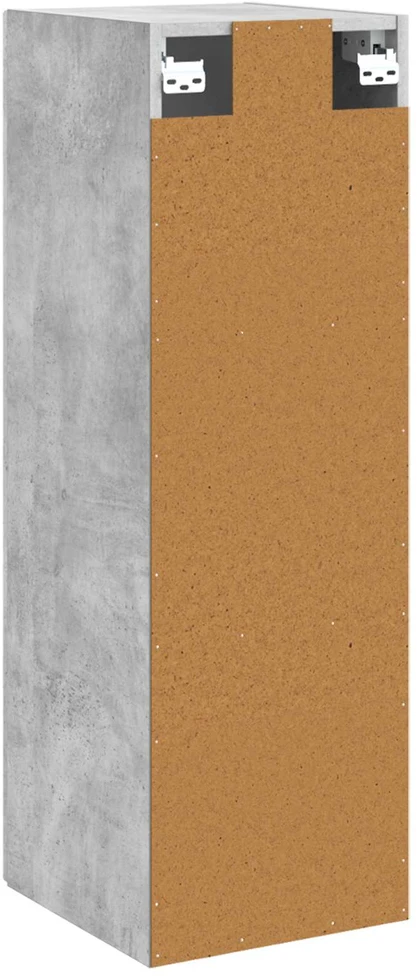 Prisegamas Vonios Spintelė Betono pilka 33 x 34,5 x 60 cm