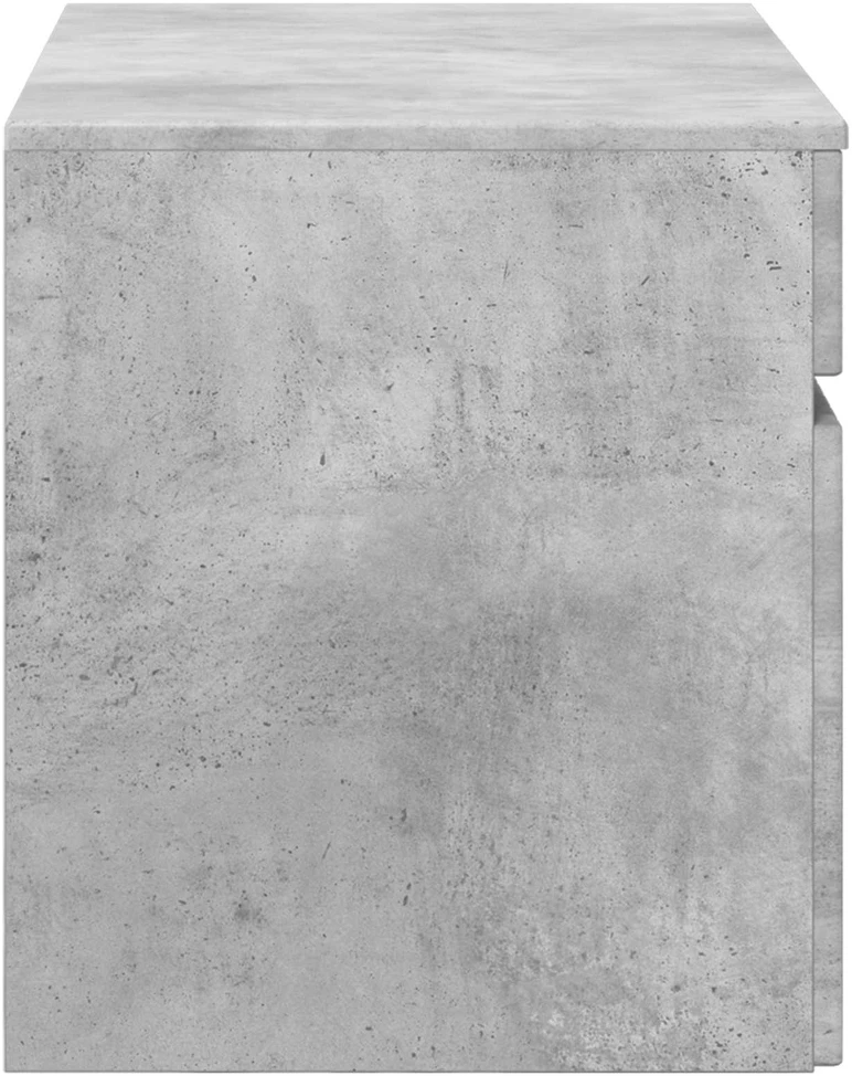 Prisegamas Vonios Spintelė Betono pilka 59 x 44,5 x 50 cm