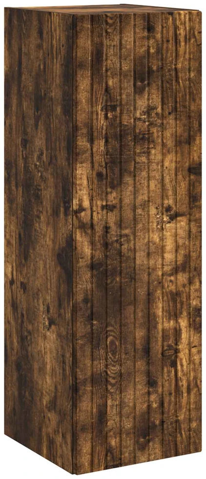 Prisegamas Vonios Spintelė Dūminio ąžuolo 33 x 34,5 x 100 cm