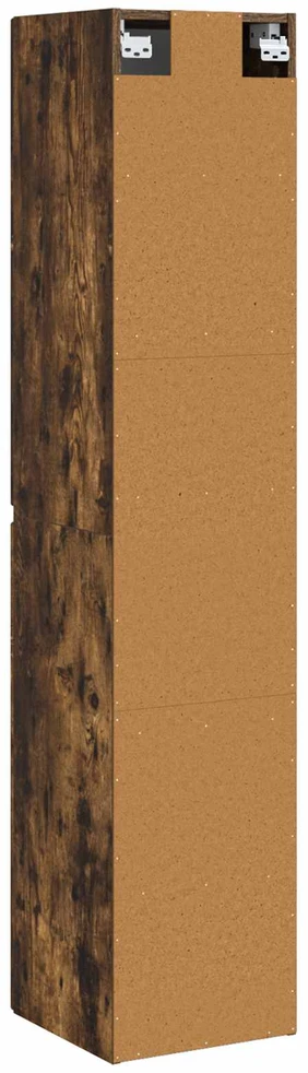 Prisegamas Vonios Spintelė Dūminio ąžuolo 33 x 34,5 x 160 cm