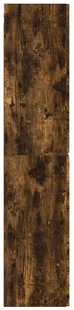 Prisegamas Vonios Spintelė Dūminio ąžuolo 33 x 34,5 x 160 cm