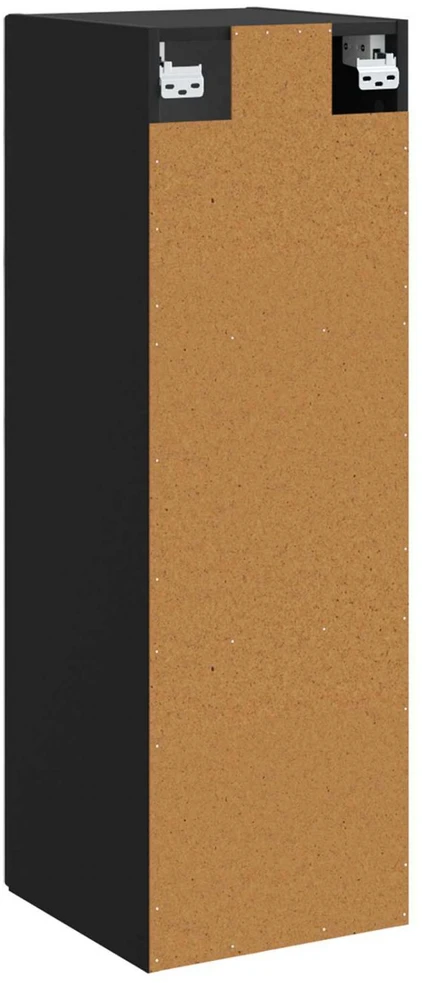 Prisegamas Vonios Spintelė Juoda 33 x 34,5 x 100 cm