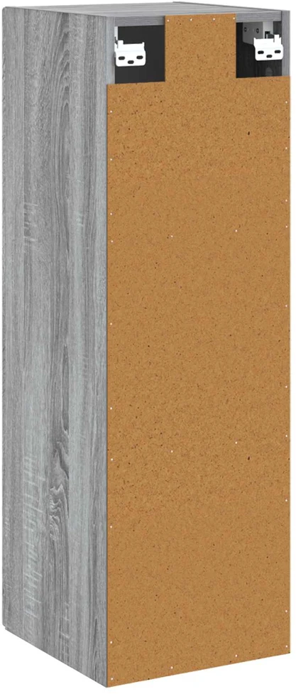 Prisegamas Vonios Spintelė Pilka Sonoma 33 x 34,5 x 60 cm