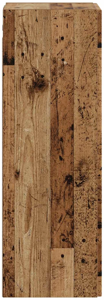 Prisegamas Vonios Spintelė Sendintos medienos 33 x 34,5 x 60 cm