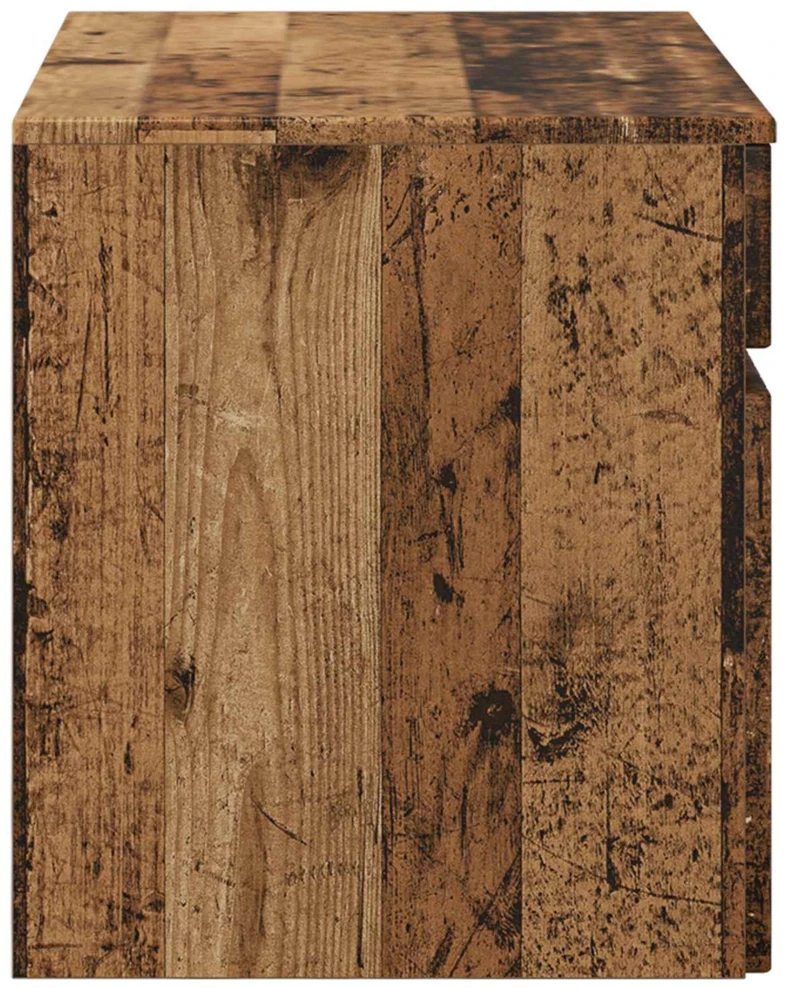 Prisegamas Vonios Spintelė Sendintos medienos 59 x 44,5 x 50 cm