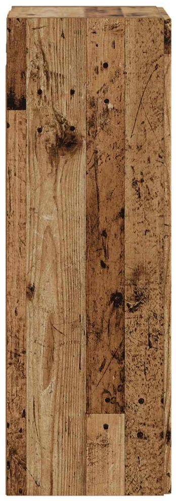 Prisegamas Vonios Spintelė Sendintos medienos 33 x 34,5 x 60 cm