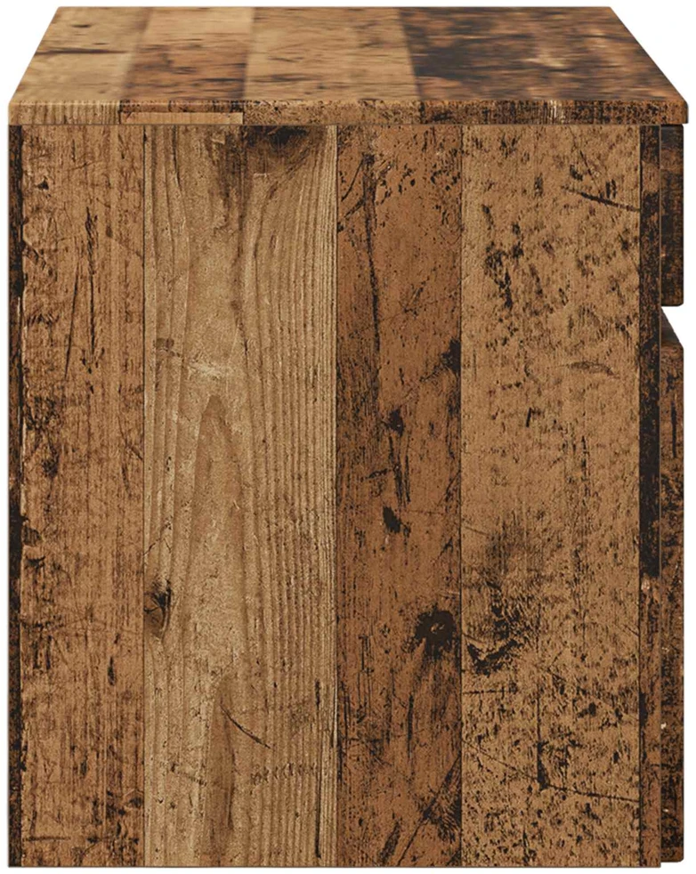 Prisegamas Vonios Spintelė Sendintos medienos 59 x 44,5 x 50 cm