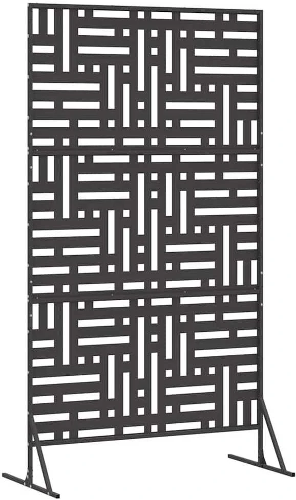 Privatumo žaliuzės 100 x 50 x 180 cm Plienas Juoda