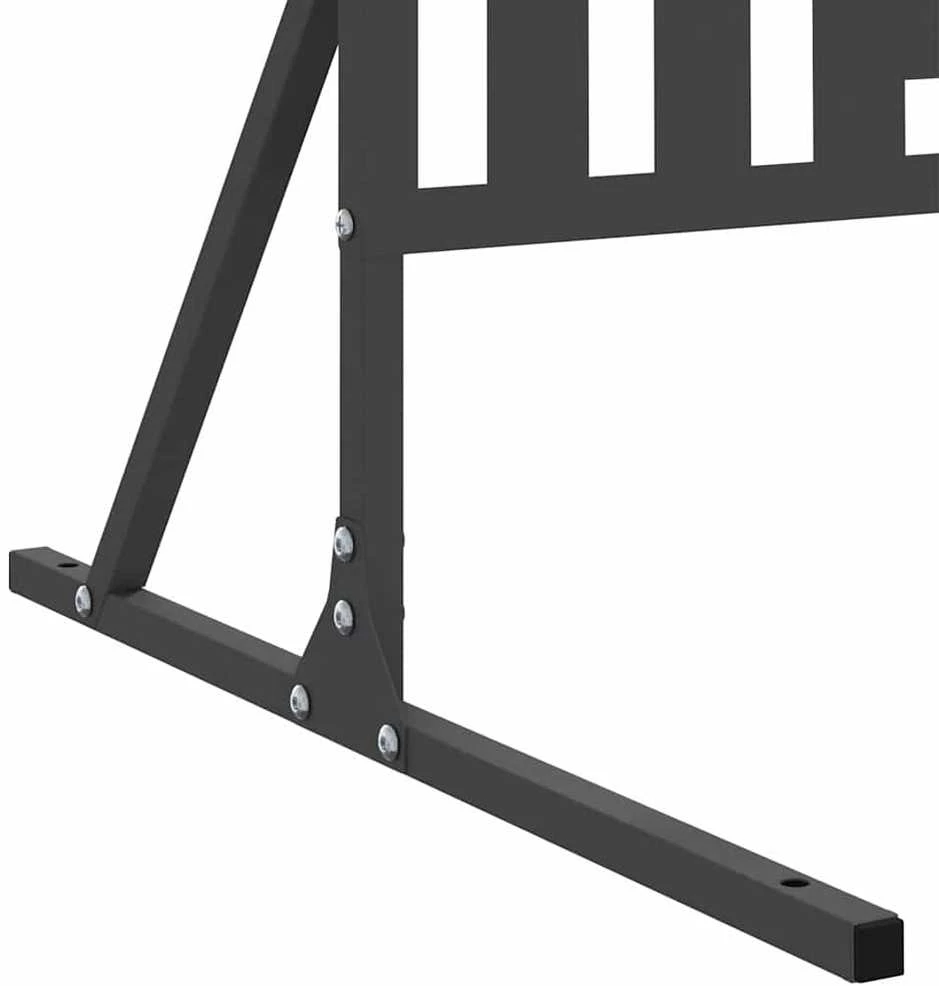 Privatumo žaliuzės 100 x 50 x 180 cm Plienas Juoda
