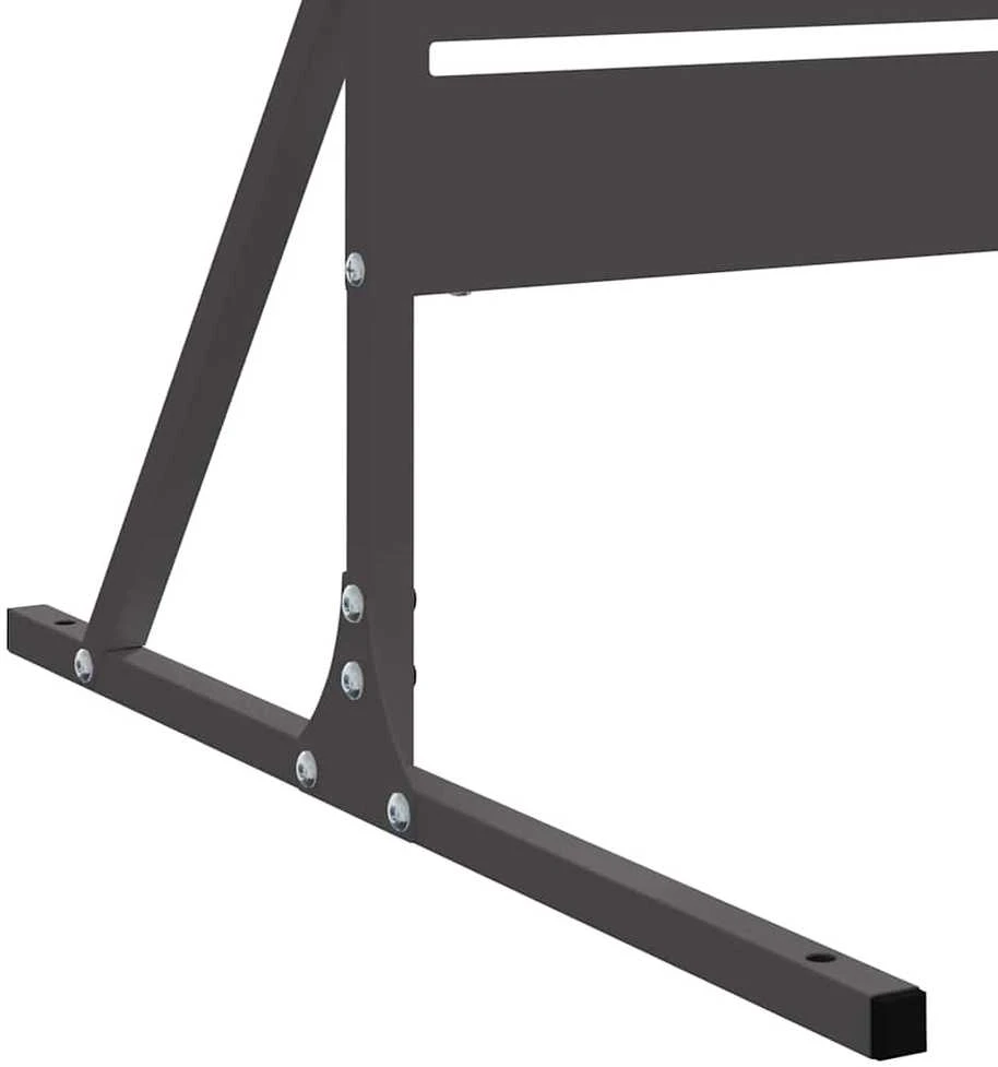 Privatumo žaliuzės 100 x 50 x 180 cm Plienas Juoda