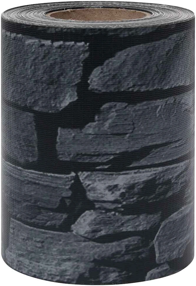 Privatumo suteikianti sodo pertvara, pilka, 35x0,19m, PVC