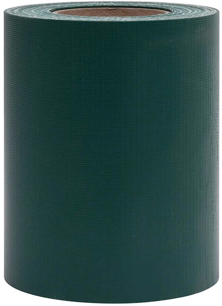 Privatumo suteikianti sodo pertvara, žalia, 35x0,19m, PVC
