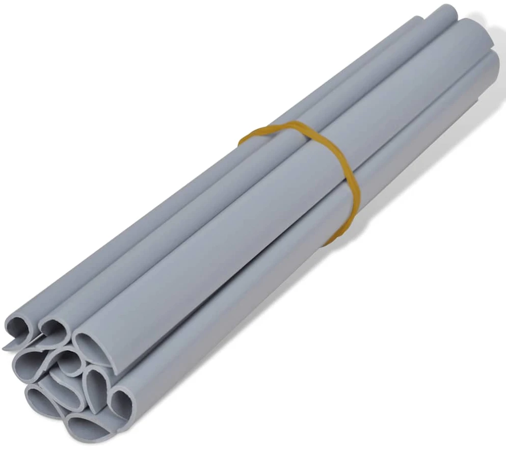 Privatumo suteikianti sodo plokštė, šv. pilka, PVC, 70x0,19m