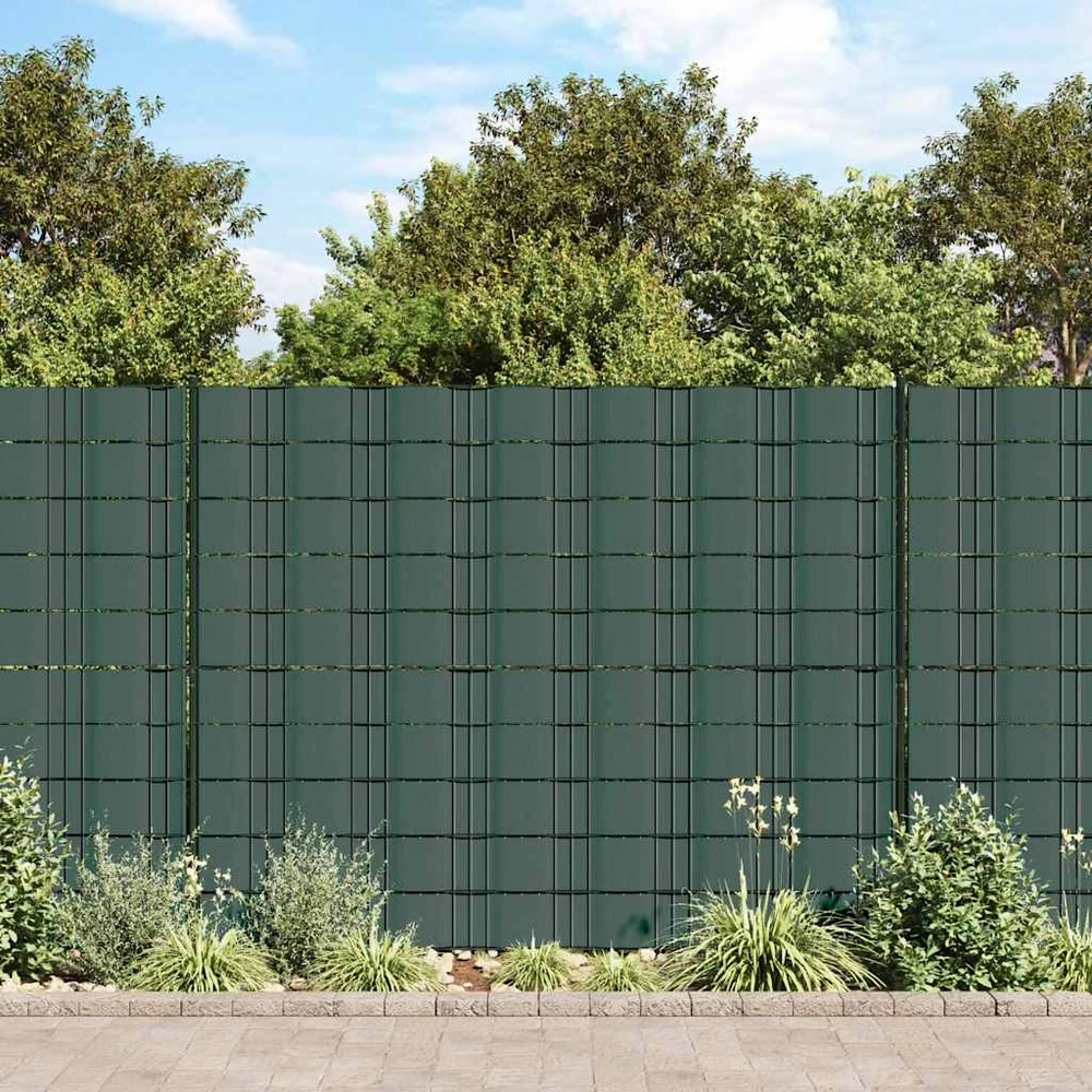 Privatumo suteikianti sodo plokštė, žalia, PVC, 70x0,19m