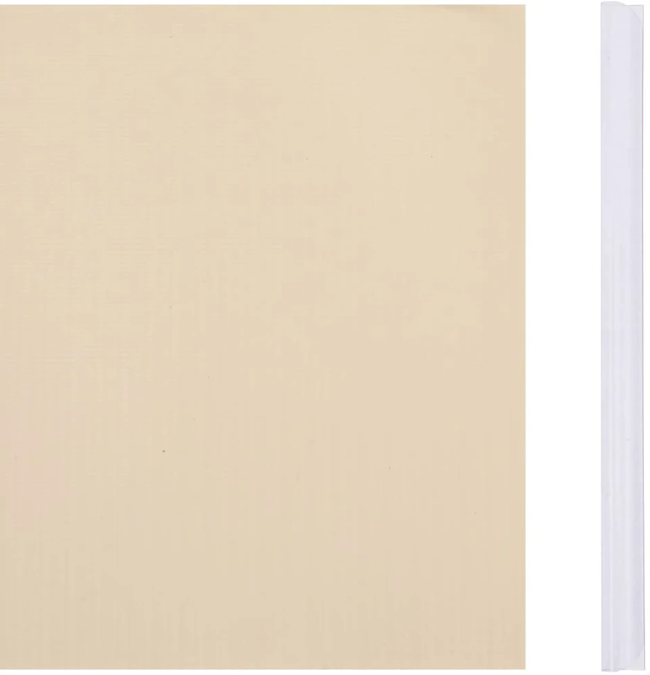 Privatumo suteikiančios pertvaros, 4vnt., kreminė, 35x0,19m, PVC